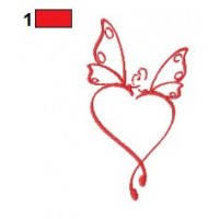 Greece Butterfly Embroidery Design